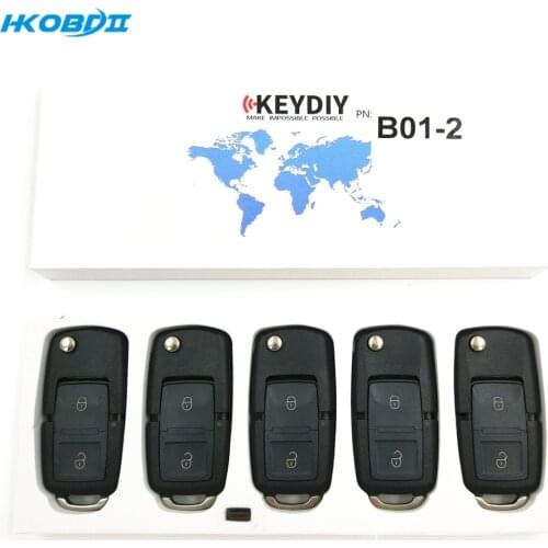 HKOBDII KEYDIY Original KD B01-2 2 Buttons B series Universial Remote For KD900/KD-X2/ URG200/KD MINI B Series Remote Control