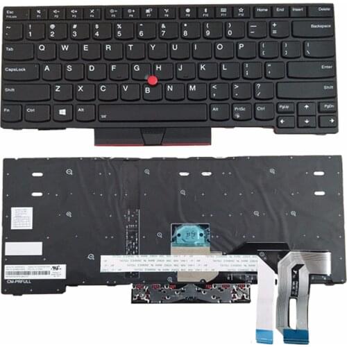 Backlit English keyboard for Lenovo Thinkpad E480 E485 L480 L380 T490 E490 E495 L490 T495 yoga L390 T480S P43S 01YP360 US
