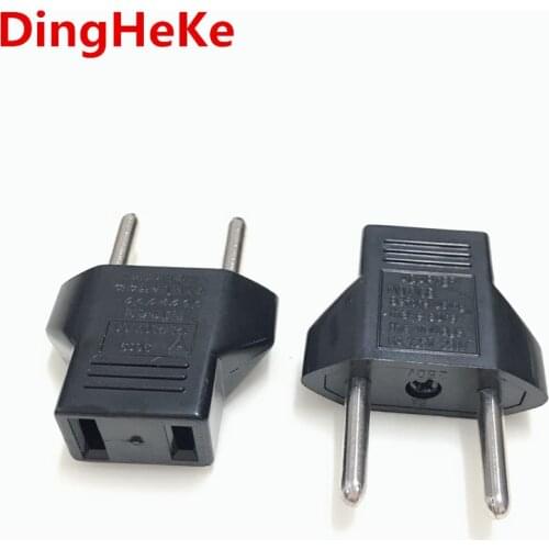 Hot Selling 1/2/3pcs High Quality US USA to European Euro EU Travel Charger Adapter Plug Outlet Converter Adapter