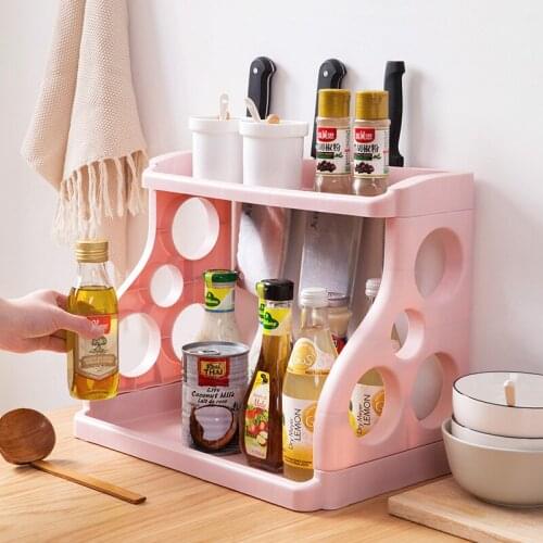 LIYIMENG Multi Use Superposition Type Double Layer Shelf Tool Holder Reinforcement Thickened Kitchen Sundry Storage Shelf Rack