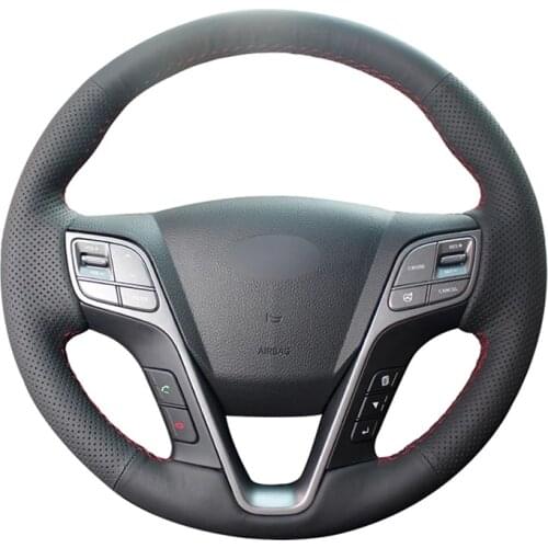 DIY Customize Braiding Cover For Car Steering Wheel For Hyundai Santa Fe 2013-2015 Hyundai ix45 Original Steering Wheel Braid