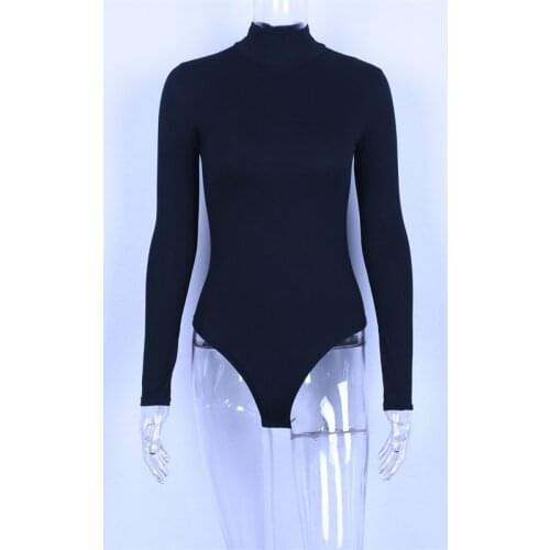 Женские боди с длинным рукавом POINCIANA China At AliExpress