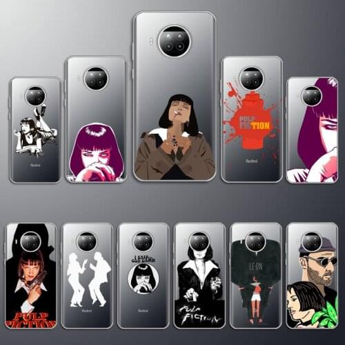 Greatest movie Pulp Fiction Phone Case Transparent for Xiaomi mi Redmi note 10 t 8 9 pro lite 11 Samsung S 8 9 10 20 plus ultra