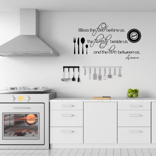 Romantic Kitchen Wall Art Decal Decoration Fashion Sticker For Kids Rooms Decoration Wall Art MURAL Drop Shipping