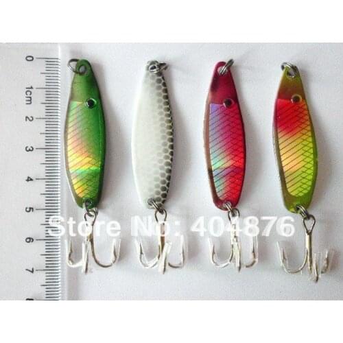Fishing Spoon Lures 6.5g 5cm spinner and spoon silver/Spinner Hard Bait/Spoons/ 40pcs SP006 FREE SHIPPING
