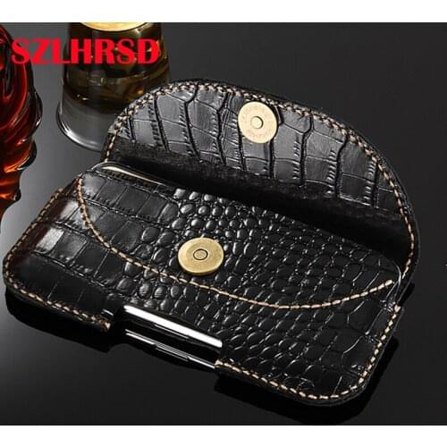 SZLHRSD Outdoor Mens Waist Pack Belt Clip Bag Texet TM-5083 Pay 5 Pouch Holster Cover for Panasonic P110 Classical Phone Case