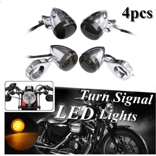 Universal Motorcycle custom LED turn signal light Cornering lamp turn light steering lamp direction indicator for Harley