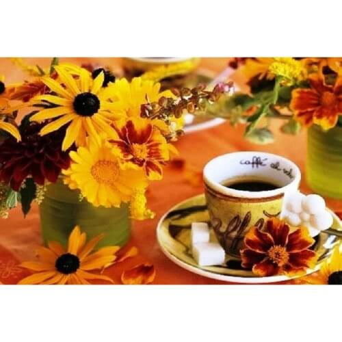 YIKEE diamond painting Scented tea,full diamond painting,diamond painting full square Y1318