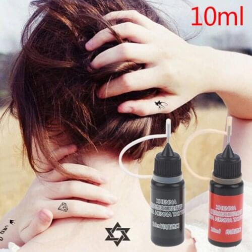 10ml Waterproof Permanent Makeup Eyebrow Ink Temporary Tattoo Color Micro Pigment Microblading Lips