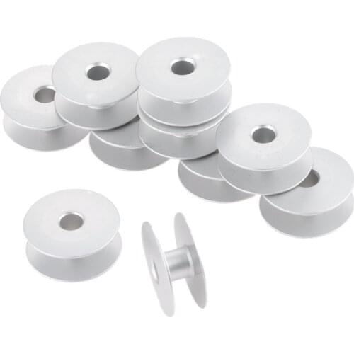 10Pcs Aluminum 6-5 Large Synchronous Machines Bobbin Thick Material Synchronization Car Bobbin Industrial Sewing Machine Parts