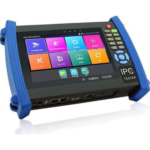 7" 1920*1200 CCTV Tester Monitor H.265 4K Camera Test Build In WiFI PoE power output Analog and IP Camera Tester (IPC-6800 Plus)