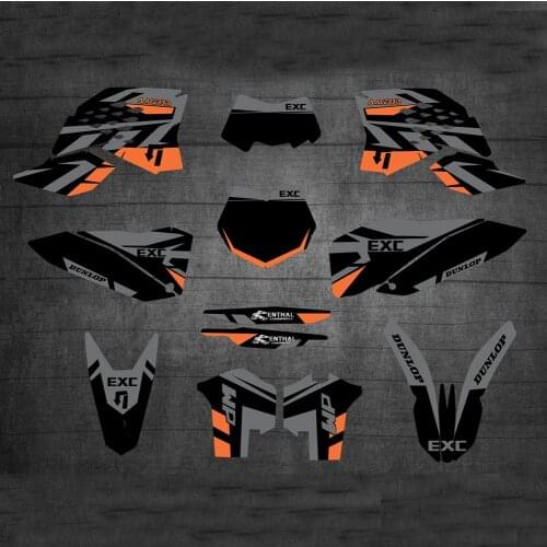 Motorcycle Graphics DECALS STICKERS for KTM 125 200 250 300 350 450 530 EXC XCF 2008 2009 2010 2011 SX SXF 2007 2008 2009 2010