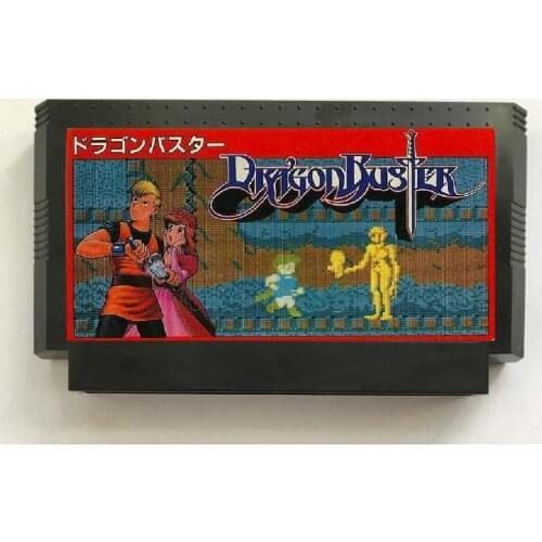 Dragon Buster Game Cartridge for NES/FC Console