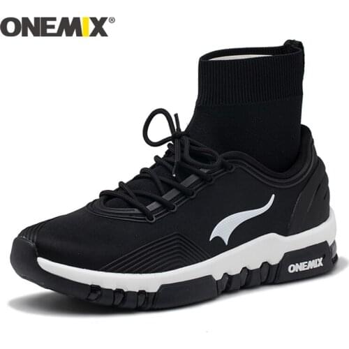 Onemix new running shoes men outdoor walking boots Couple high top sneakers Multifunction trekking sneaker women Free shipping