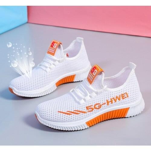 Casual Breathable Shoes Womens Summer 2021 Student Mesh Women Men Outdoor Running Sneakers Female Flat Tenis Feminino Shoes
