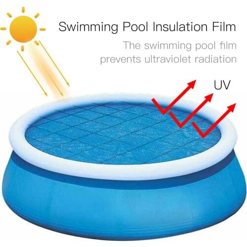 Heart bubble Swimming Pool Cover UV Protection Pool Dust Cove Easy Set Monochrome Cover for Swimming Pool