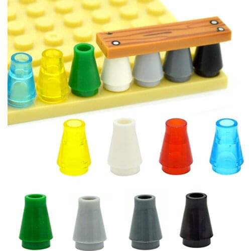 Leduo 59900 Cone 1x1 Top Groove Brick Technical Changeover Catch For Building Blocks Parts DIY Educational Creative Toys