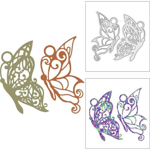 New 2021 Flying Elegant Butterflies Metal Cutting Dies for DIY Scrapbooking and Card Making Decorative Embossing Craft No Stamps