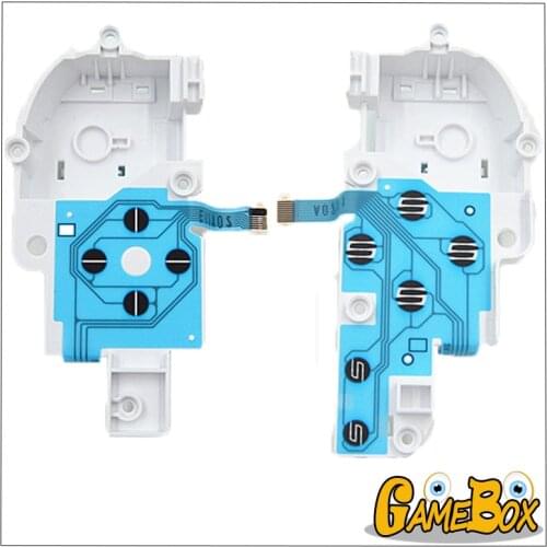 Original Conductive Film Keypad Button Ribbon Flex Cable Bracket for WiiU LR Left Right Conductive Film for Wiiu Pad Controller