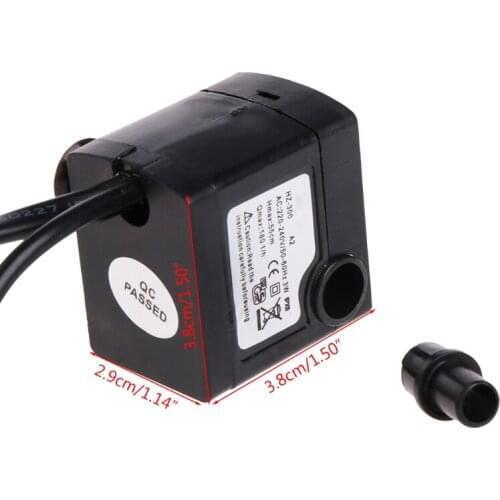 1PC AC 220V 3W Submersible Water Pump LED Aquarium Fountain Fish Pond Tank EU Plug