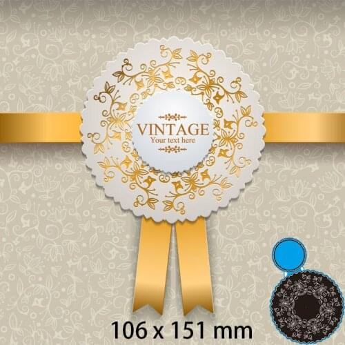 Cutting Dies Lace Little Flowers Hollow Metal for DIY Scrapbooking Photo Album Embossing Paper Card 106*151mm
