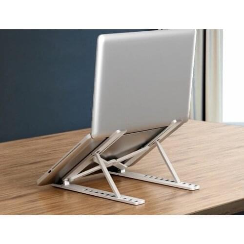 Adjustable Non-slip Laptop Stand Support Holder Base Riser 6 Gears Height Notebook Cooling Stand Portable For 11-17 Inch Tablet