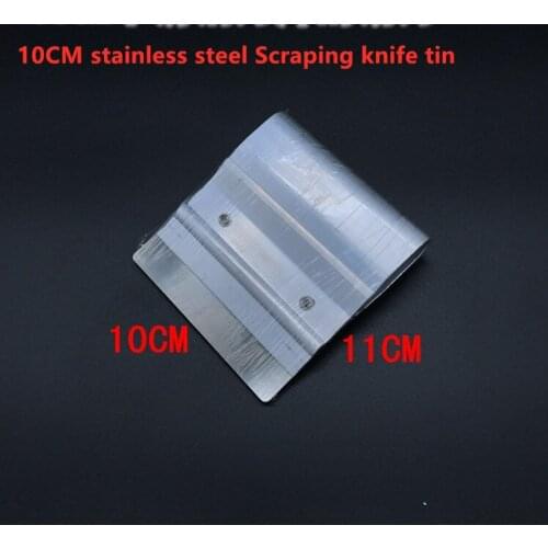 10CM 15CM 20CM 25CM 30CM stainless Steel Paste Squeegee Scraping Board SMT Stencil Scraper Tin Solder Paste Scraping Knife DB