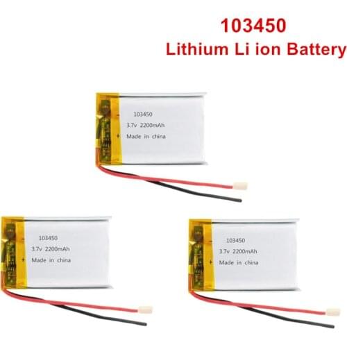 103450 3.7V 2000mAh Lipo Battery Replacement li-ion Lipo cells Lithium Li-Po Polymer Rechargeable Battery For Bluetooth speaker