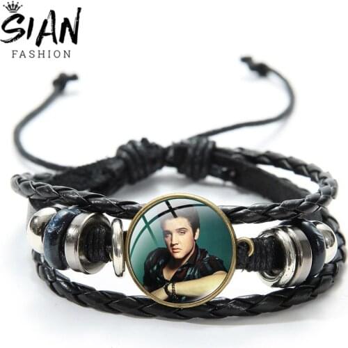 SONGDA Men's Leather Bracelets