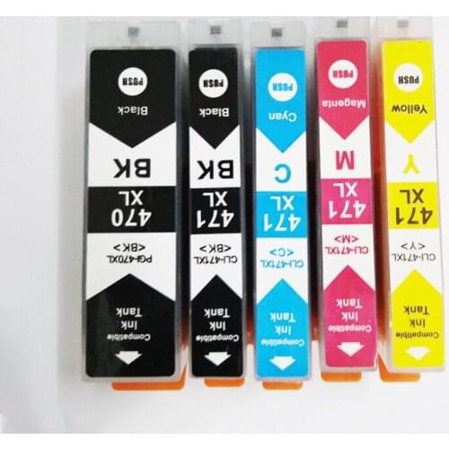 Vilaxh PGI-470 CLI-471 PGI470 Ink Cartridge For Canon PGI 470 CLI471 For Canon Pixma MG5740 MG6840 MG7740 TS5040 TS6040 Printer