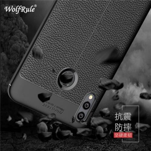 WolfRule Huawei Honor 8X Max Cover Shockproof Luxury Leather TPU Back Case For Huawei Honor 8X Max Phone Fundas Enjoy Max
