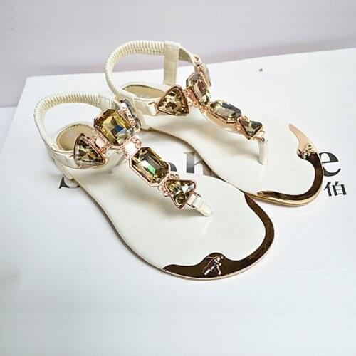 Women sandals 2021 hot fashion rhinestone summer shoes women sandals clip toe women shoes sandalia feminina