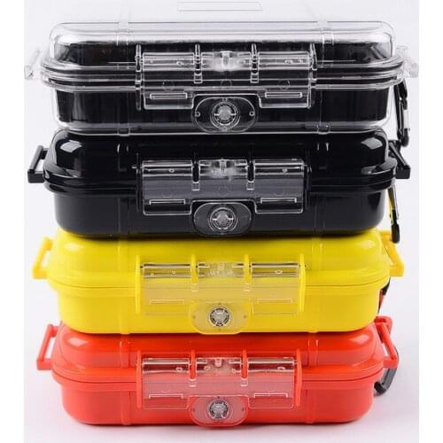 1pc Shockproof Waterproof Boxes instruments survival Storage Box Sealed Container Box Camping Outdoor EDC Tools