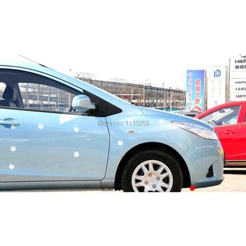 Aliauto 10 x Lovely Bear Footprint Dog Footprint Car Sticker Decal for Accessories Toyota Ford Volkswagen Honda Hyundai Kia Lada