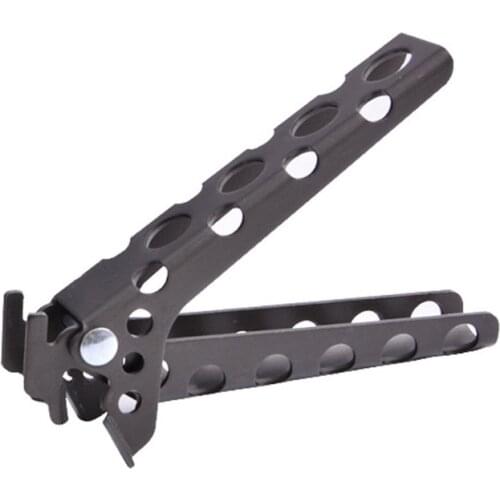 Aluminum Anti-Scald Pot Pan Gripper Clamp Handle Holder Clip for Outdoor Cooking