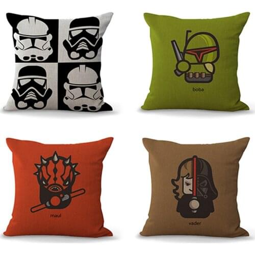 Japanese Cartoon Cushion Cover Japan Famous Anime Pillowcase for Sofa Home Decor Pillow Case 45x45cm