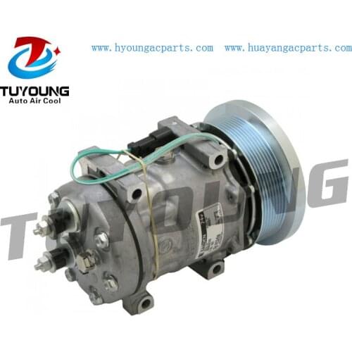 Sanden SD7H15 auto ac compressor fit Caterpillar 24V 3201291 130mm 8pk