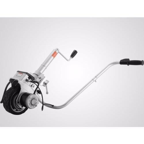 Automatic brake MOTORISED TRAILER JOCKEY WHEEL 12V MOVER ELECTRIC POWER W/ LOCK AND KEY DOLLY