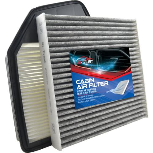 Bi-Trust Engine & Cabin Air Filter for Honda Crosstour 2012-2015/Honda Accord 2.4L 2008-2012 CA1046