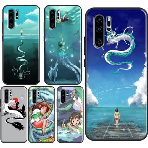 Haku spirited away dragon Case For Huawei P Smart 2019 Z P20 P40 P30 Pro Mate 20 Lite Nova 5T Honor 9X 8X 10i 20