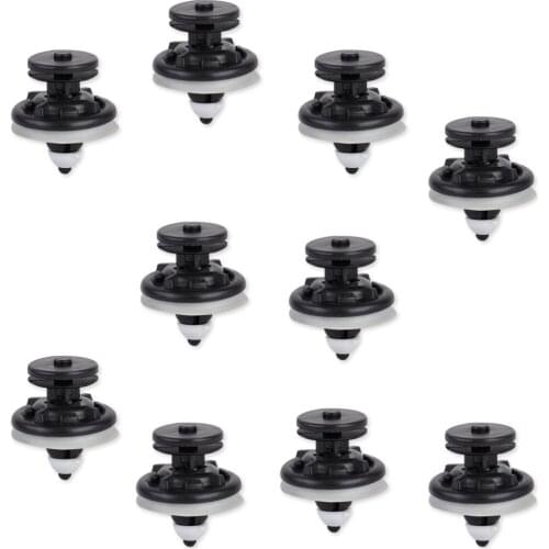 CITALL 10Pcs Push-Type Trim Panel Retainer with Sealer 6Q0 868 243 For VW Golf Jetta Tiguan Passat 2004-2010 2011 2012 2013 2014