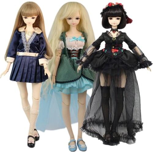 DBS 1/4 BJD Clothes fantasy Shiny Star Evening Dress Set Accessories High Quality clothes for bjd 45cm