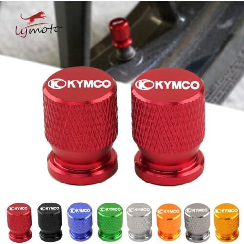 For KYMCO Xciting 250 300 400 AK550 CT250 CT300 S400 DOWN Motorcycle CNC Accessories Wheel Tire Valve Stem Caps Airtight Covers