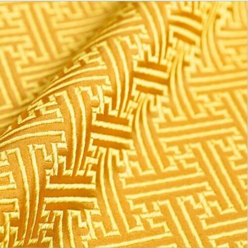HLQON great wall Metallic Jacquard Brocade Fabric,3D jacquard fabric, yarn dyed fabric for Womens Coat Dress Skirt By meter