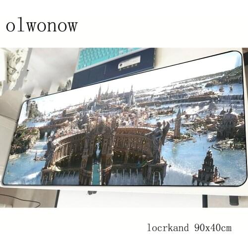Final fantasy mousepad 90x40cm hot sales gaming mouse pad gamer mat cute game computer desk padmouse keyboard large play mats