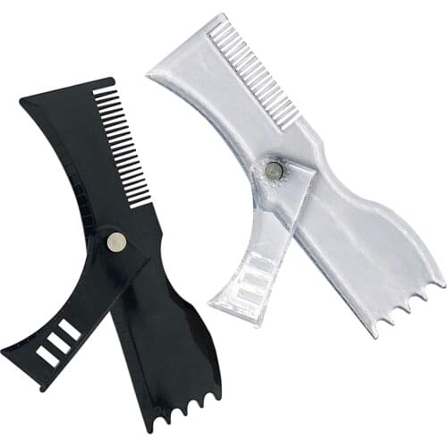 Beard Shaping Tool w/inbuilt Comb Template Guide Trimmer Ruler for Men
