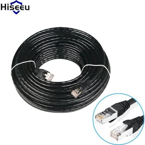 Hiseeu RJ45 Ethernet Cable 20M for CCTV IP Camera LAN Cable 65ft CCTV System accessories LAN Cord