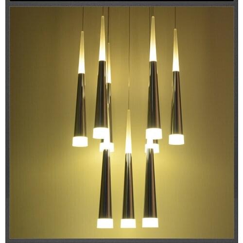 Rain Drop Lighting Pendant Lights Fixtures for Dining Room Shower Rain Pendant Lamp Stair Bar Droplight LED Lamp hanging Light