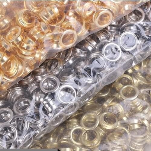 100 PCS Metal Steam Eye with Padded Air Eye Can Be Plated Corns Eye Buckle