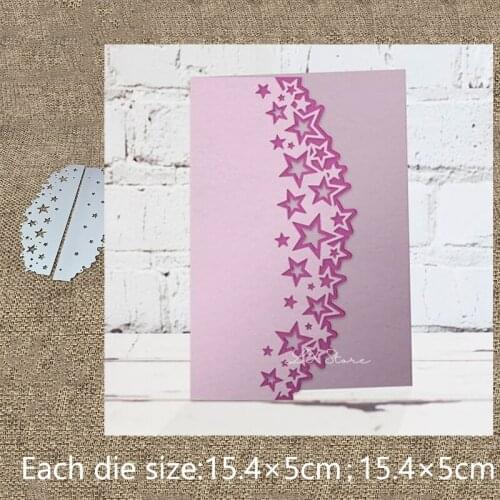 XLDesign Craft Metal Cutting Die stencil mold double sided Shining Stars scrapbook Album Paper Card Craft Embossing die cuts